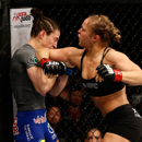 Ronda Rousey's striking overwhelmed Sara McMann from the beginning. (Getty)