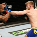 Alexander Gustafsson, right, defeated Jimi Manuwa on Saturday in the main event of a UFC Fight Pass card. (Getty Images)