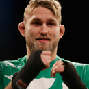 Alexander Gustafsson warms up during his open training session Wednesday in London. (Getty Images)