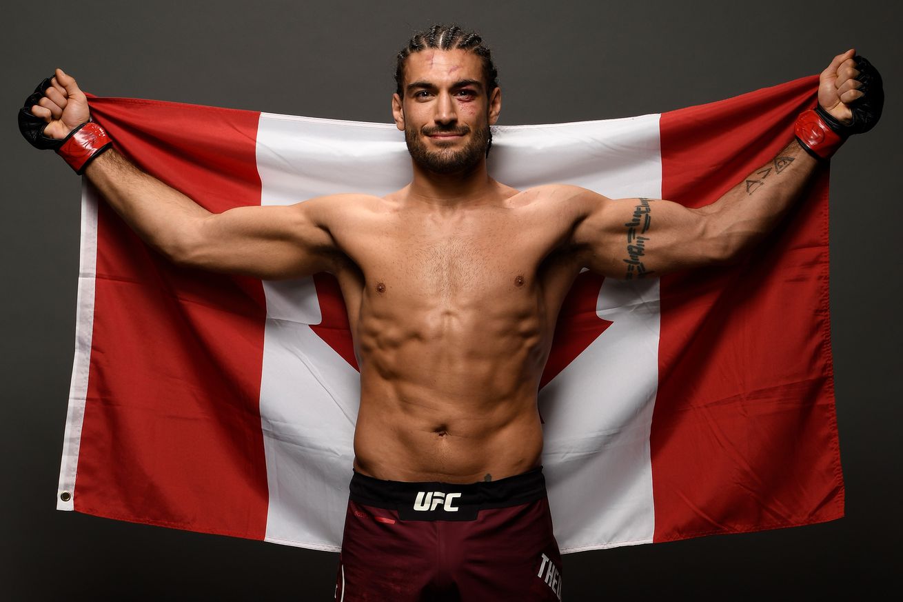 Elias Theodorou after a victory at UFC 231 in Toronto.