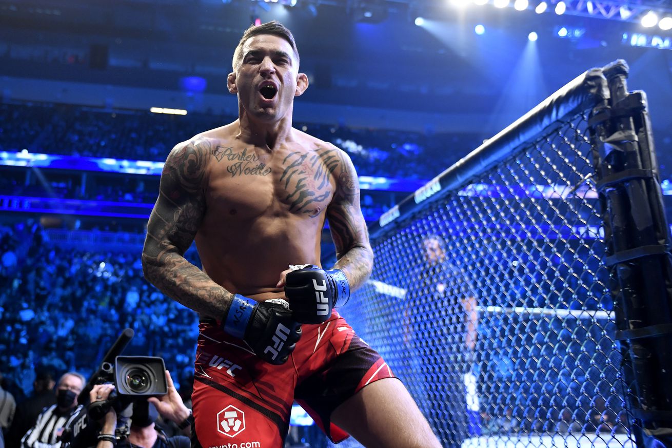 Dustin Poirier at UFC 269. 