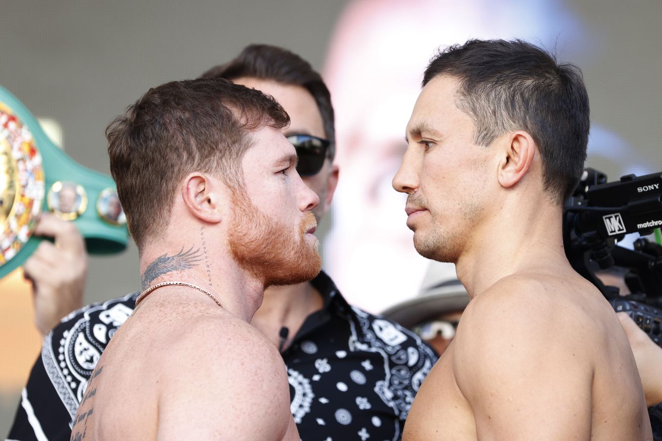 Canelo Alvarez v Gennadiy Golovkin - Weigh-in