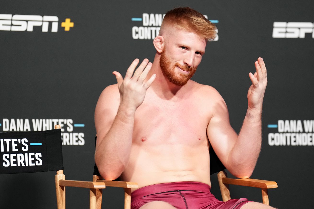 Bo Nickal after his win on the Contender Series.