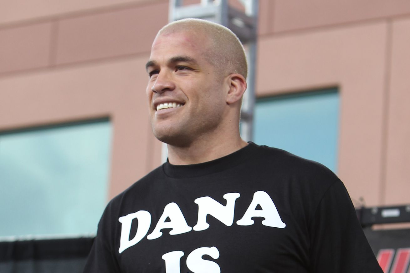 Tito Ortiz at the UFC 121 weigh-ins in 2010. 