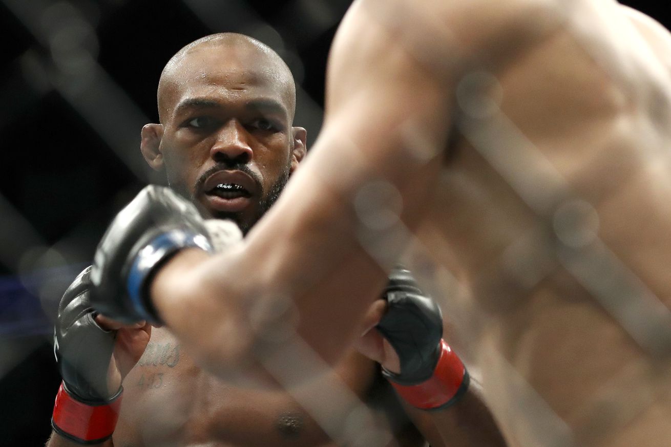 Jon Jones when he fought Dominick Reyes at UFC 247.