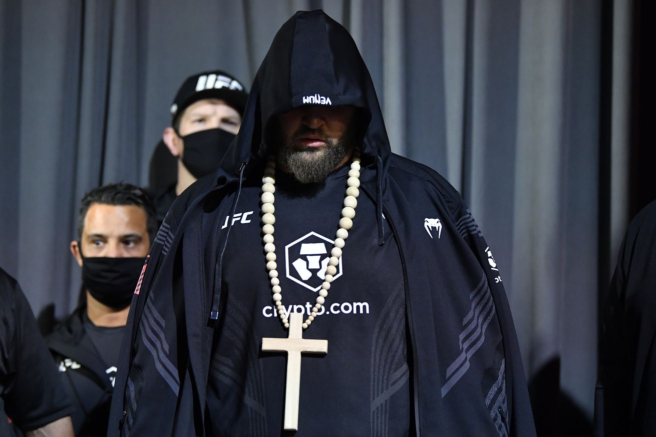 Ben Rothwell during a UFC Fight Night in 2021. 