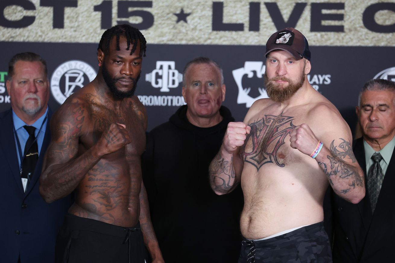 Deontay Wilder v Robert Helenius - Weigh-in