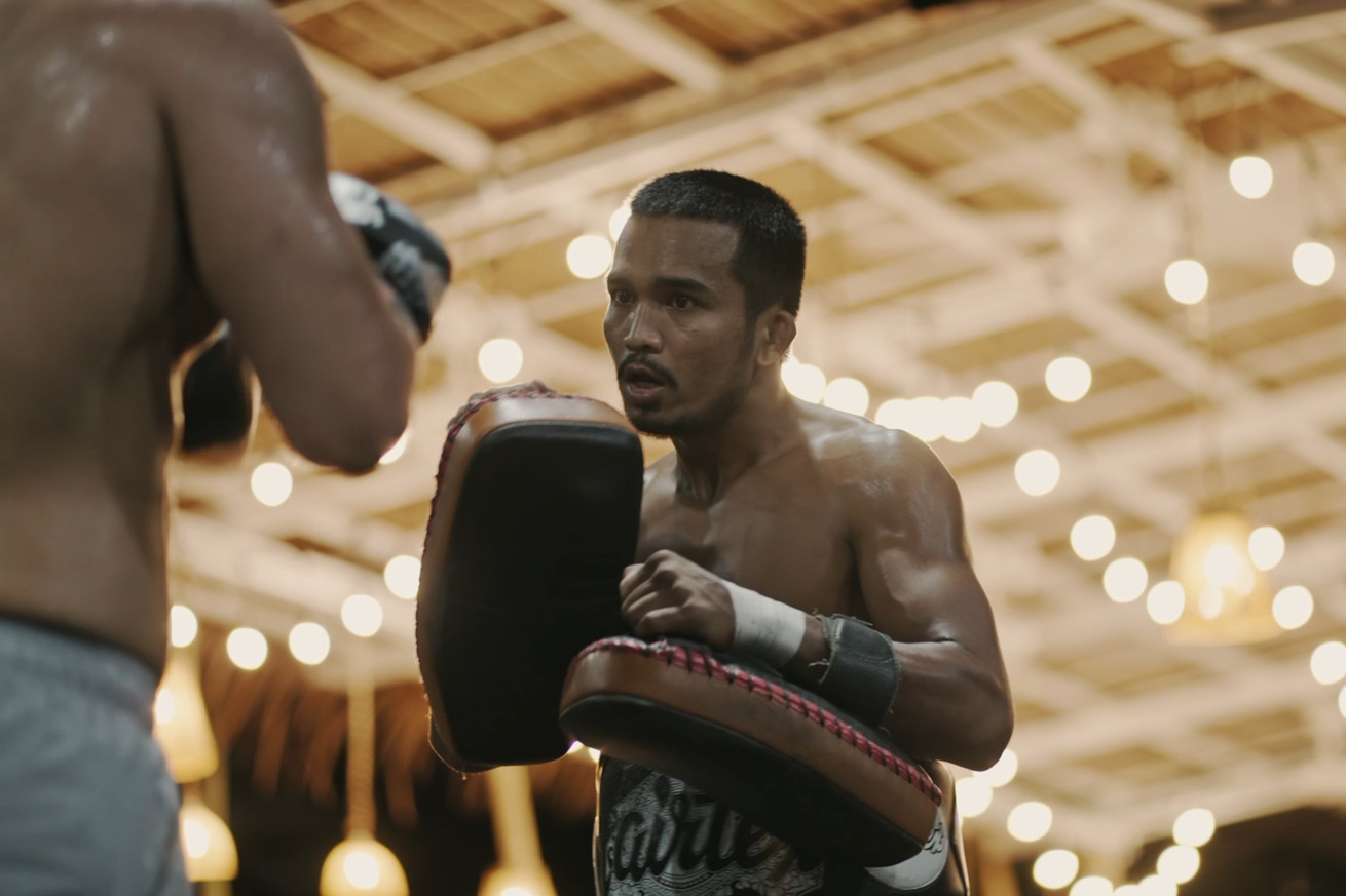 Topnoi Kiwram training at Bangtao Muay Thai &amp; MMA.