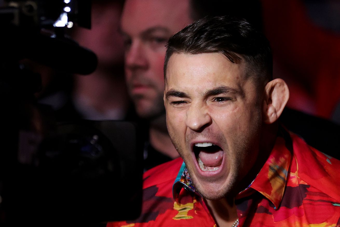 Dustin Poirier in attendance at UFC 271.