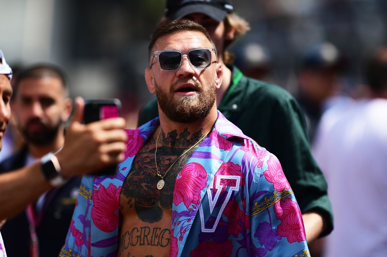 UFC superstar Conor McGregor at the F1 Monaco Grand Prix in May. 