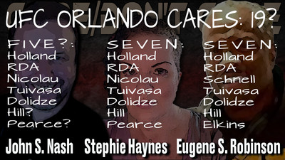 UFC Orlando, UFC Fight Night, Stephen Thompson vs Kevin Holland, RDA vs Bryan Barberena, Care Tally, John Nash, Stephie Haynes, Eugene S Robinson, Care/Don’t Care Podcast,
