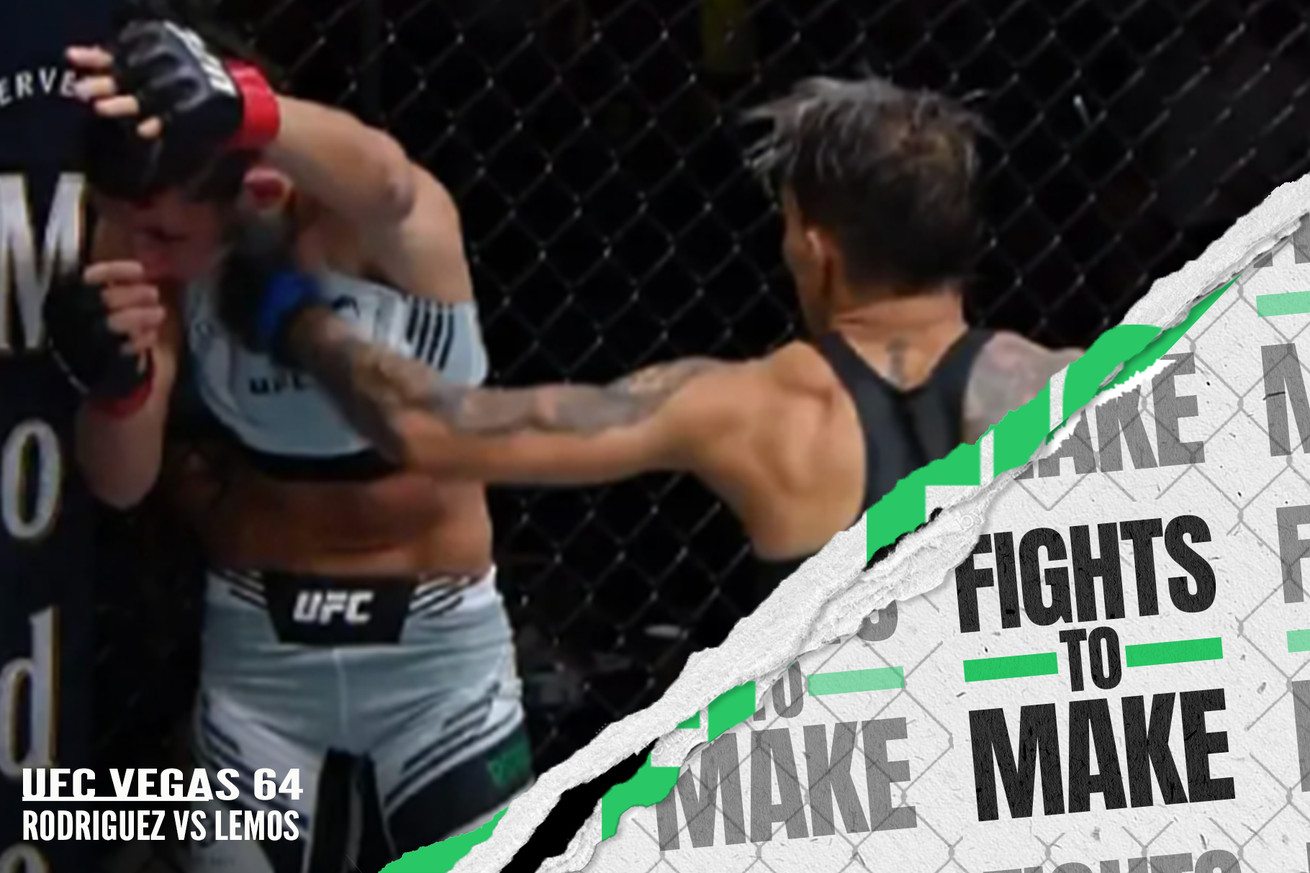 UFC Vegas 64, UFC Fight Night, Rodriguez vs Lemos, Marina Rodriguez, Fights to Make, 