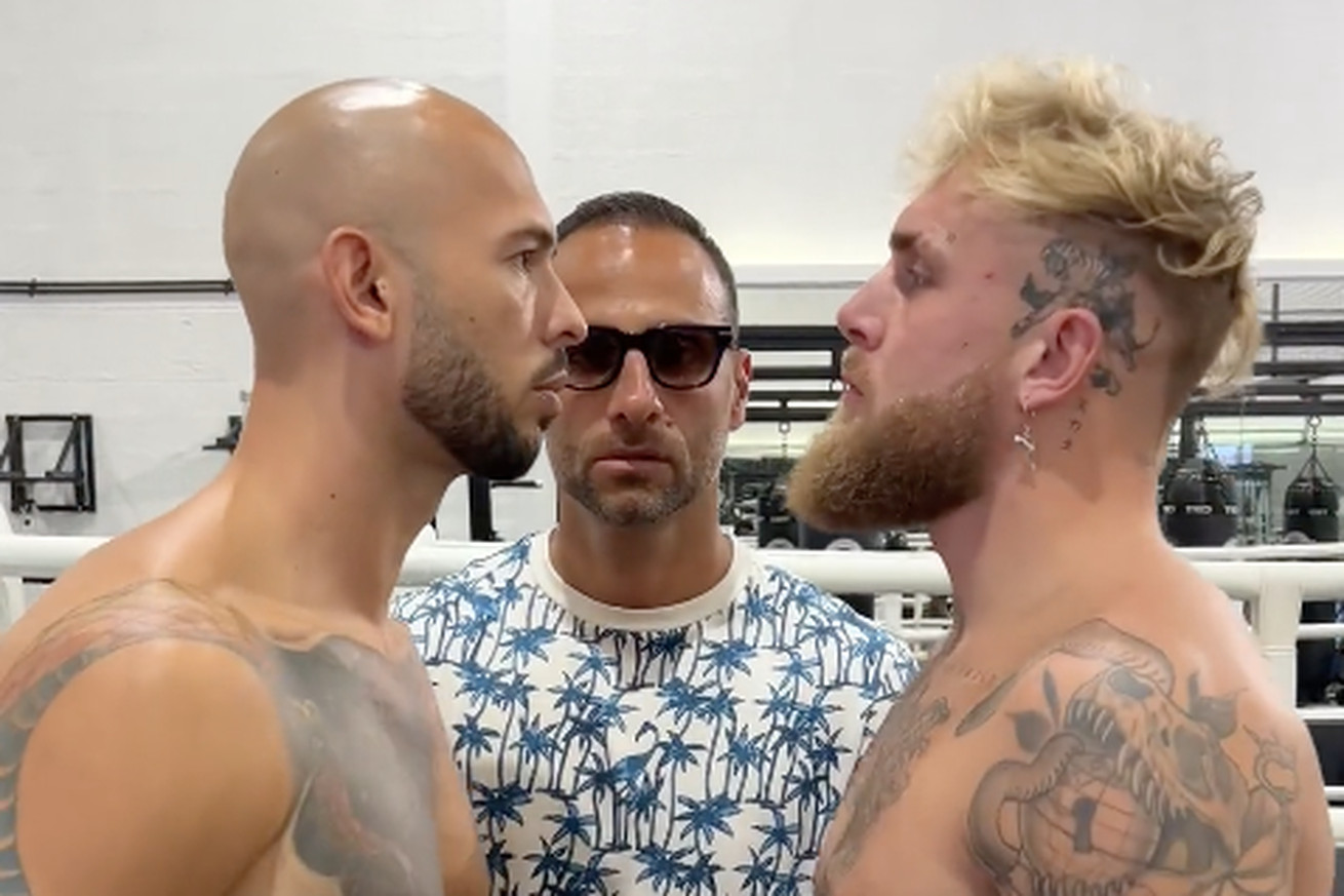  Jake Paul and Andrew Tate meet face-to-face
