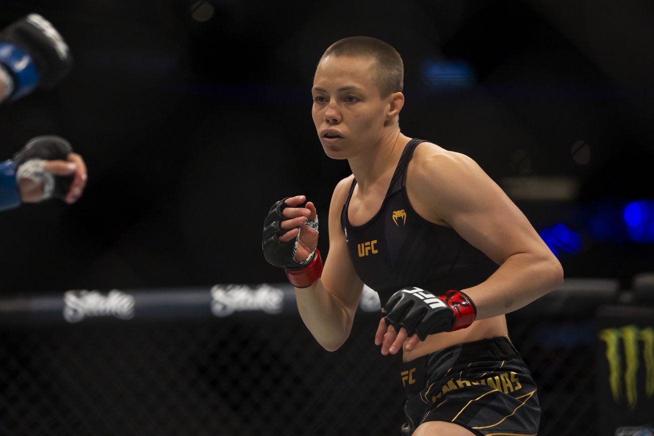 Rose Namajunas at UFC 274. 