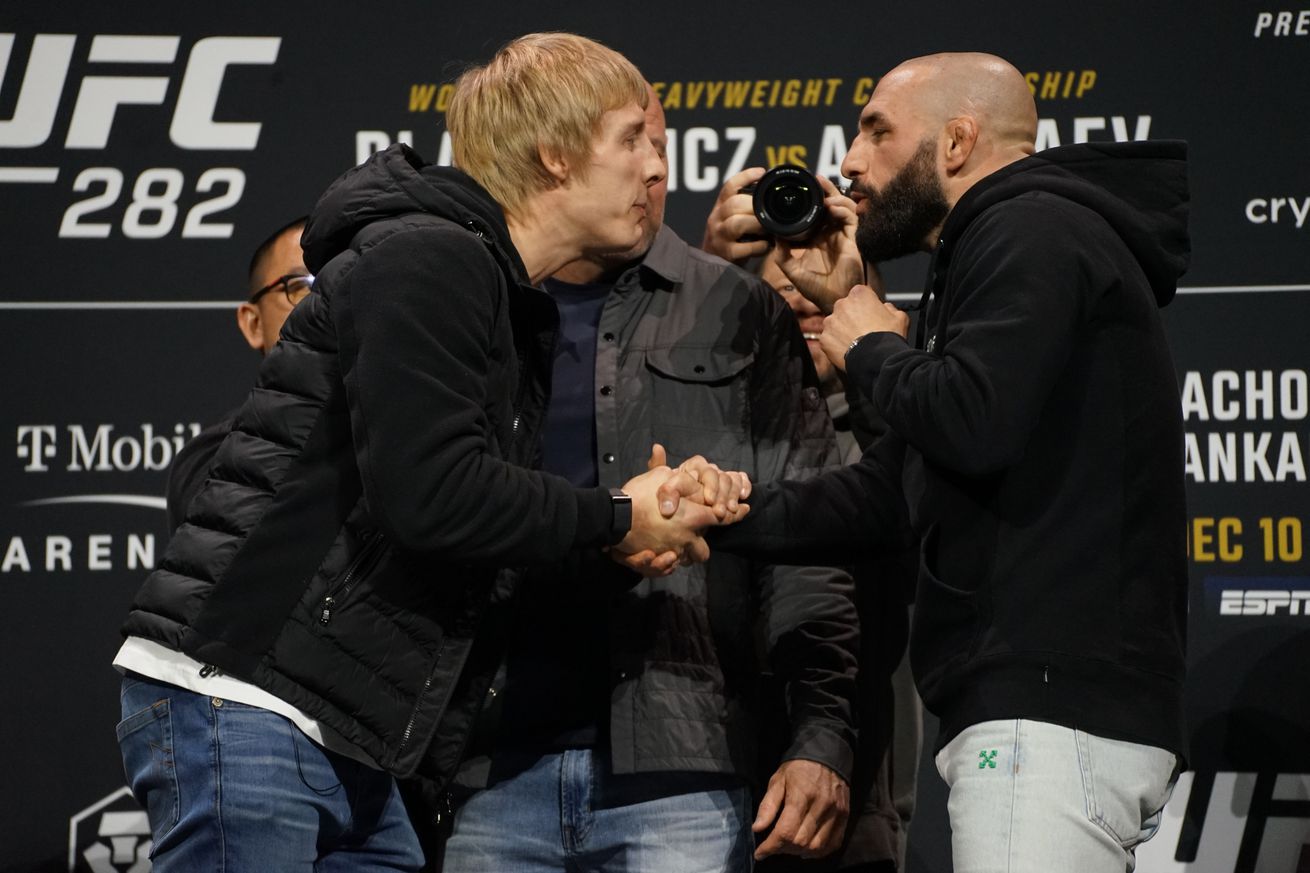 Paddy Pimblett meets Jared Gordon in the UFC 282 co-main event 