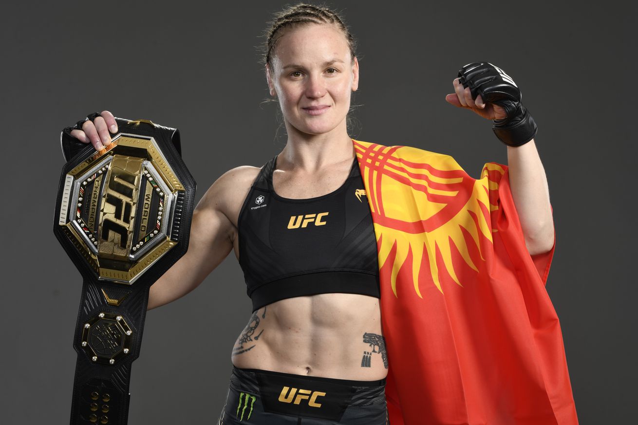 Valentina Shevchenko after UFC 266. 