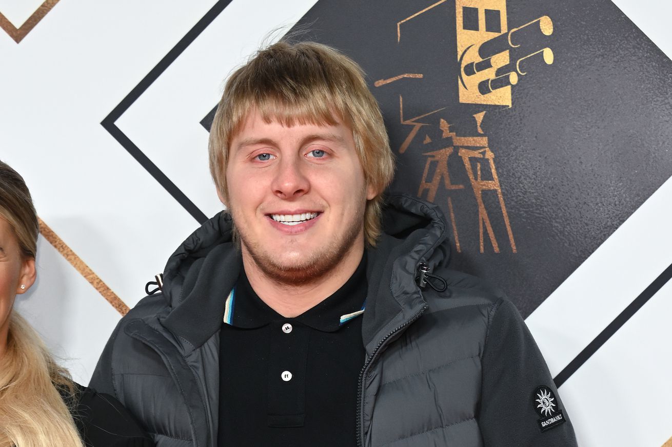 Paddy Pimblett at the BBC Sports Personality of the Year event on December 21, 2022.