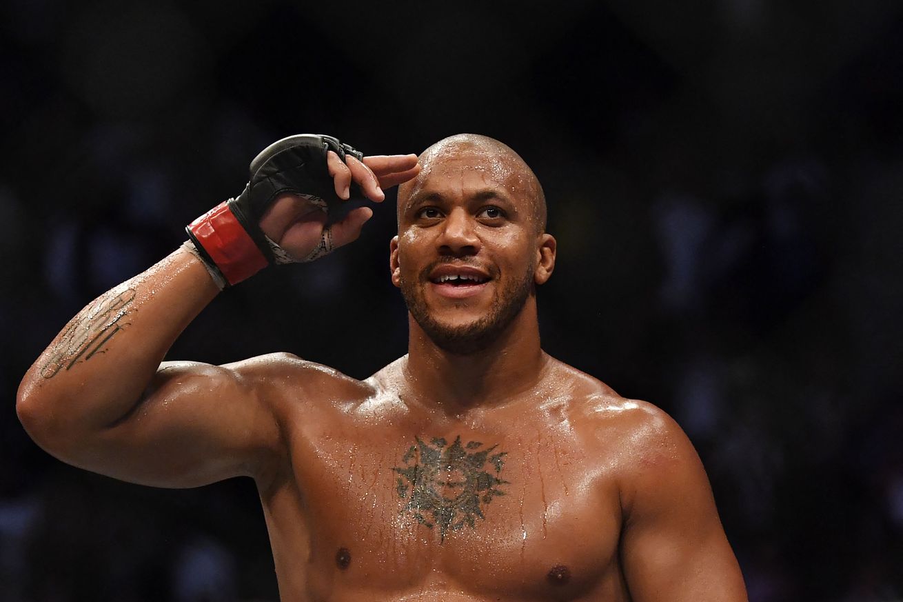 Ciryl Gane at UFC Paris in September. 