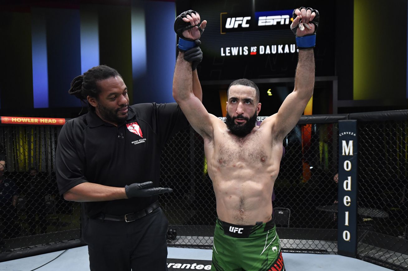 Belal Muhammad at UFC Vegas 45. 