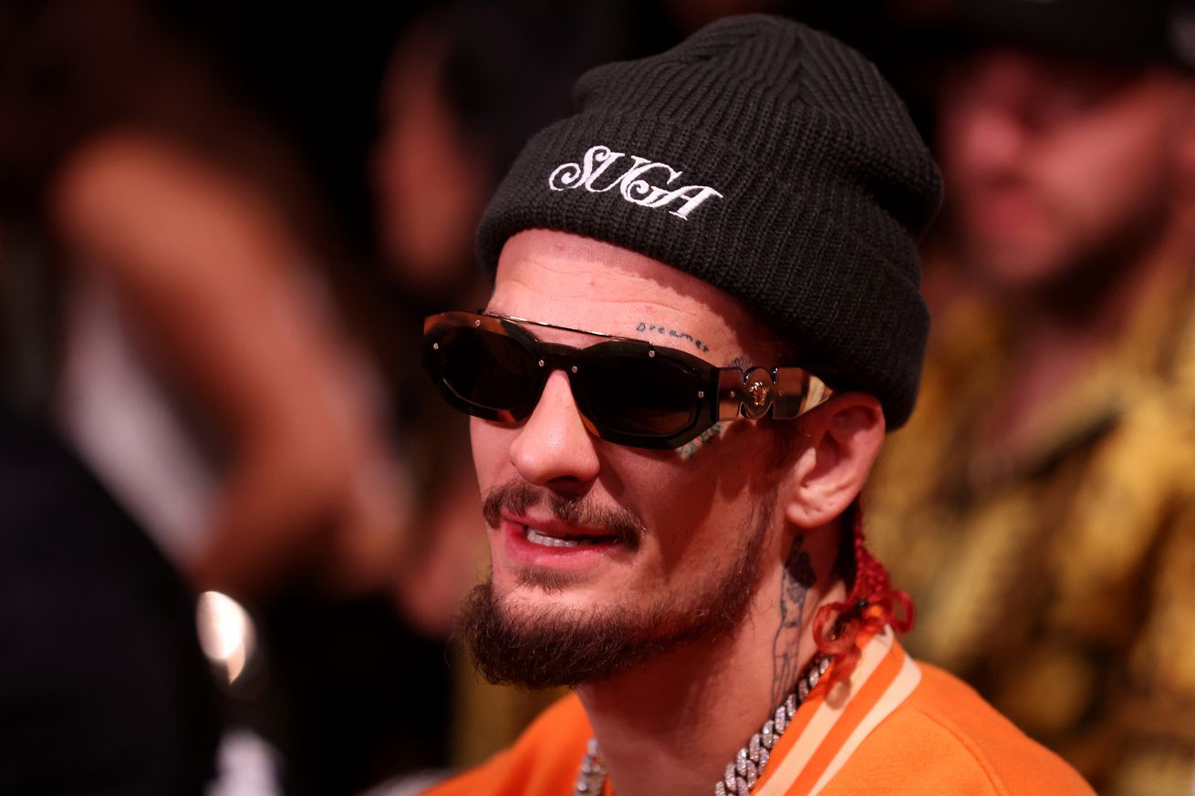 Sean O’Malley at Jake Paul vs. Anderson Silva in October 2022. 