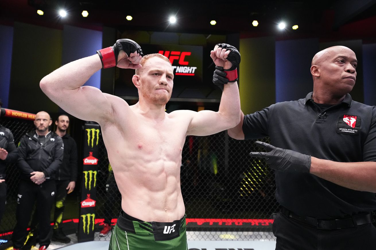 Jack Della Maddalena at UFC Vegas 65.