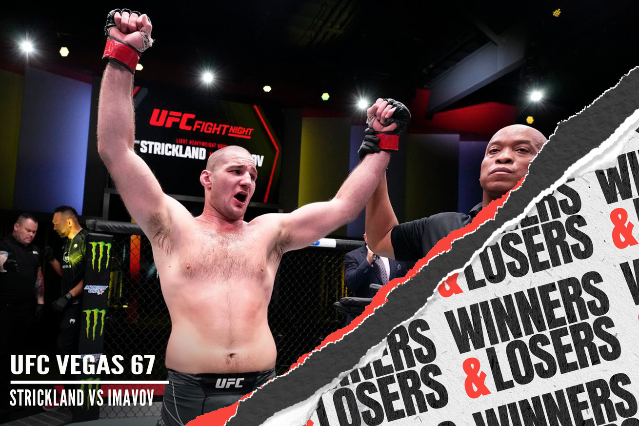 UFC Fight Night, UFC Vegas 67, Sean Strickland vs Nassourdine Imavov, Sean Strickland, Winners and Losers, BloodyElbow.com Feature, 