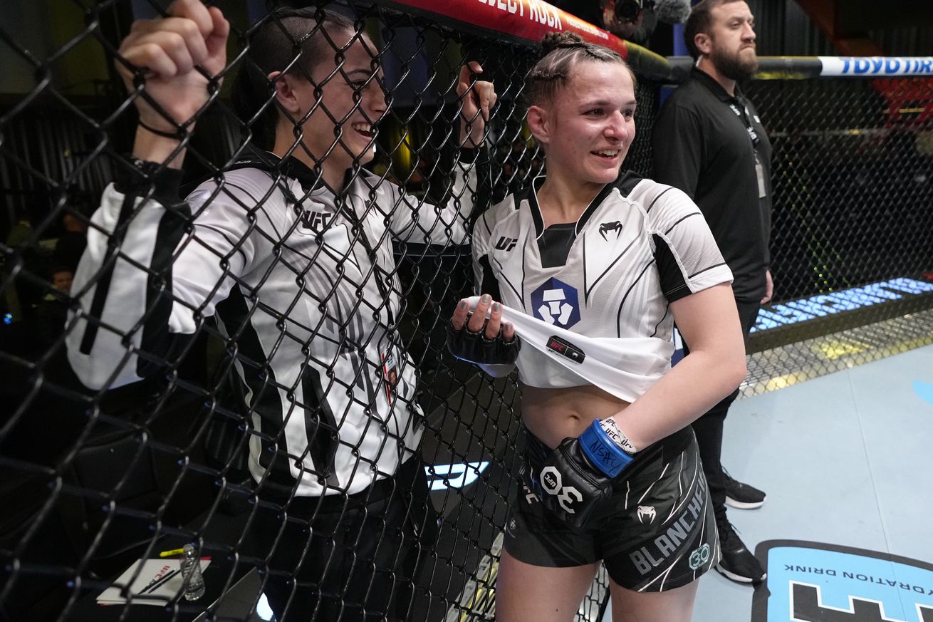 Erin Blanchfield after UFC Vegas 69. 