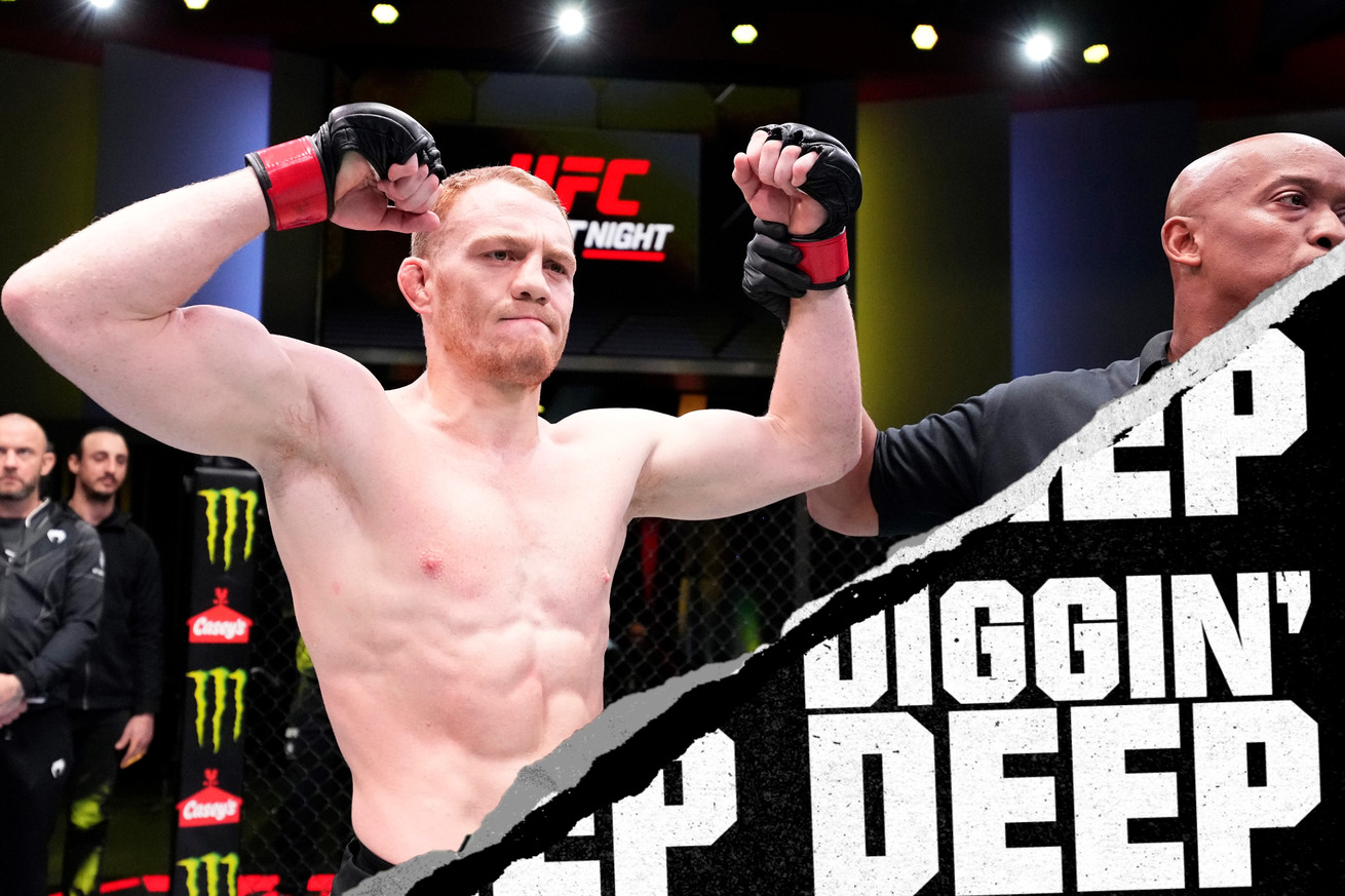 Jack Della Maddalena celebrating his win over Danny Roberts at UFC Vegas 65