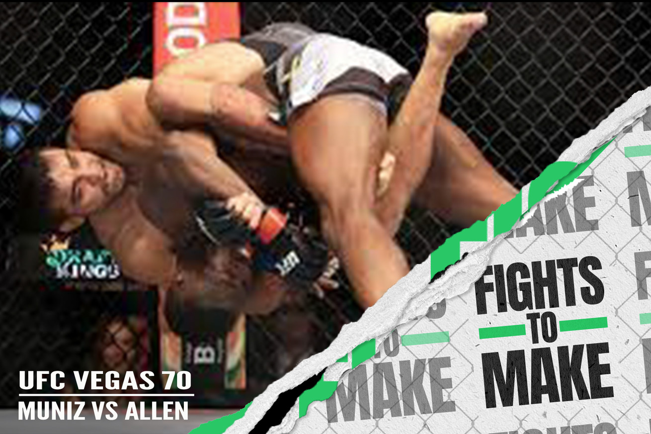 UFC Fight Night, UFC Vegas 70, Krylov vs Spann, Andre Muniz vs Brendan Allen, Fights to Make, Bloody Elbow Feature, 
