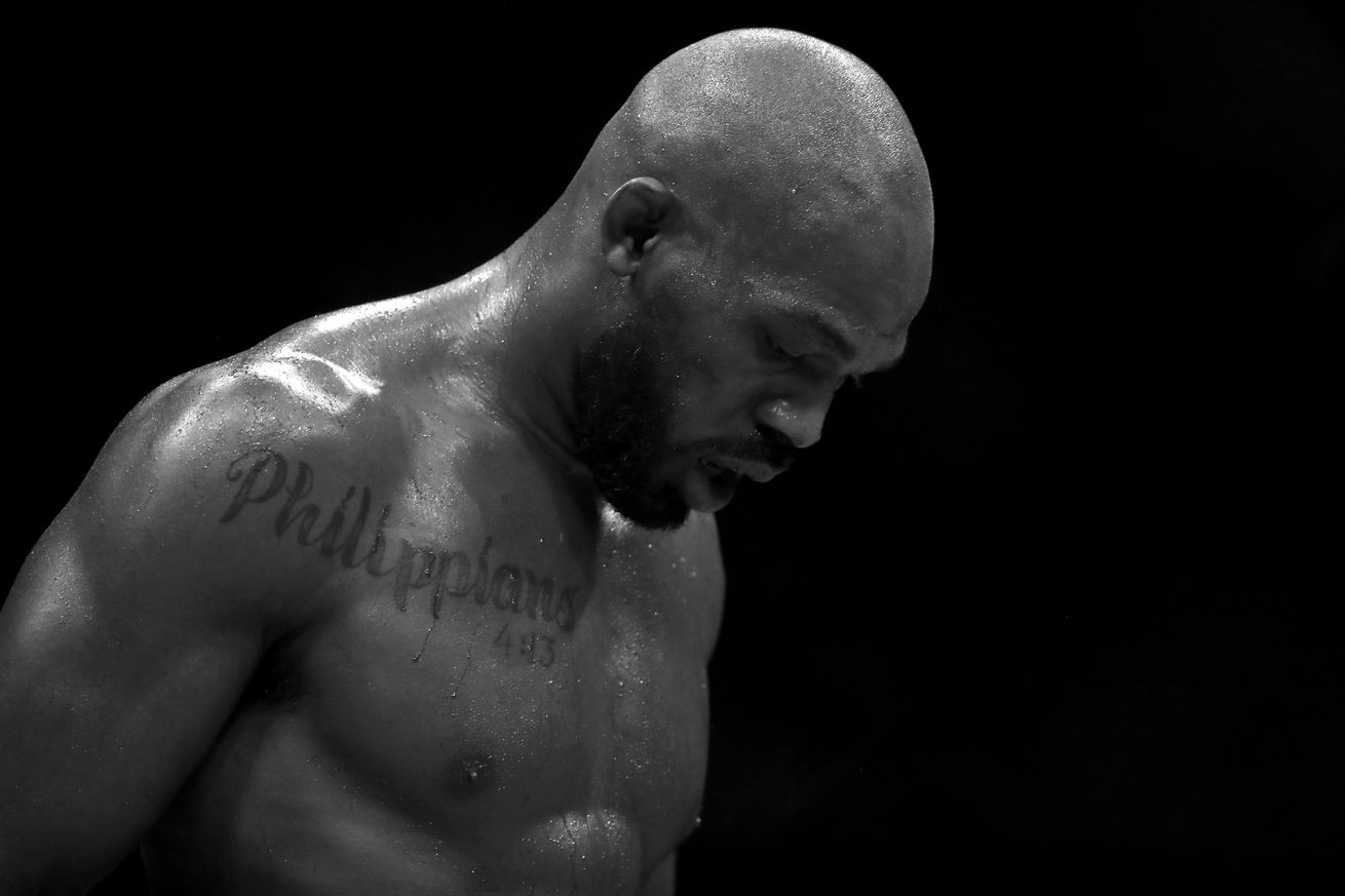 Jon Jones when he fought Dominick Reyes at UFC 247.