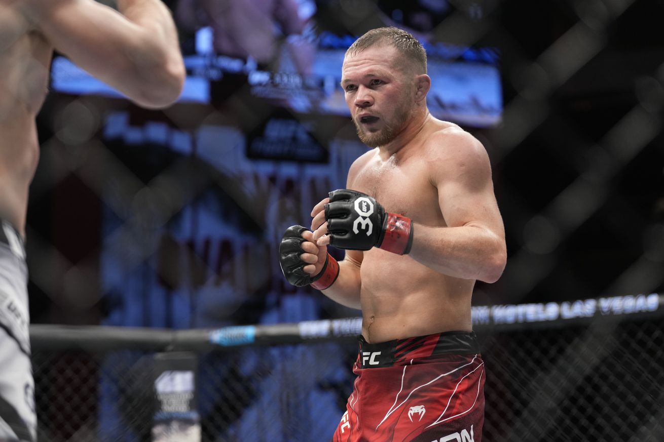 Petr Yan at UFC Las Vegas. 