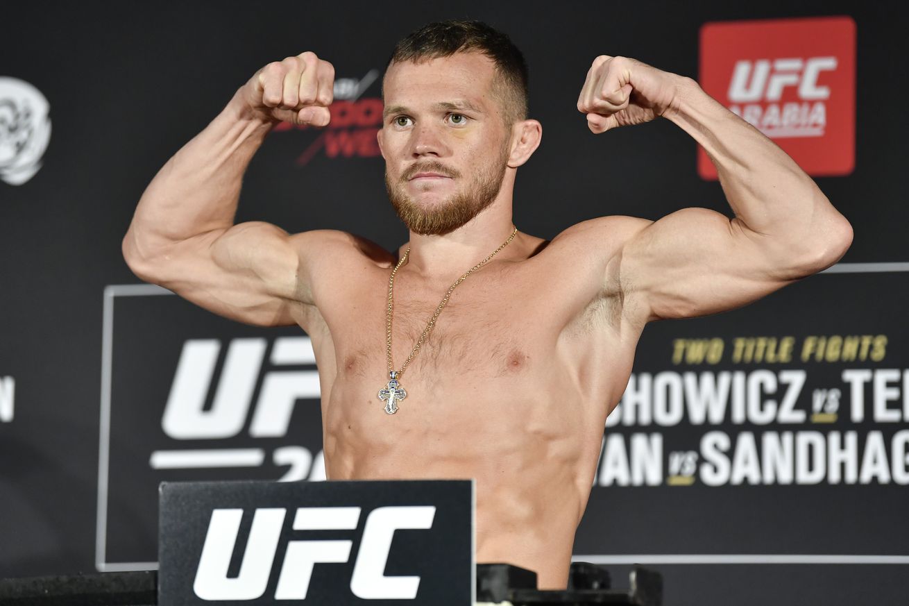 Petr Yan when he weighed in for UFC 267.