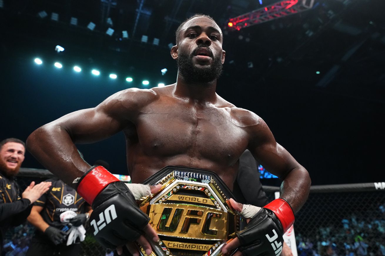 Aljamain Sterling after UFC 280 in Oct. 2022.