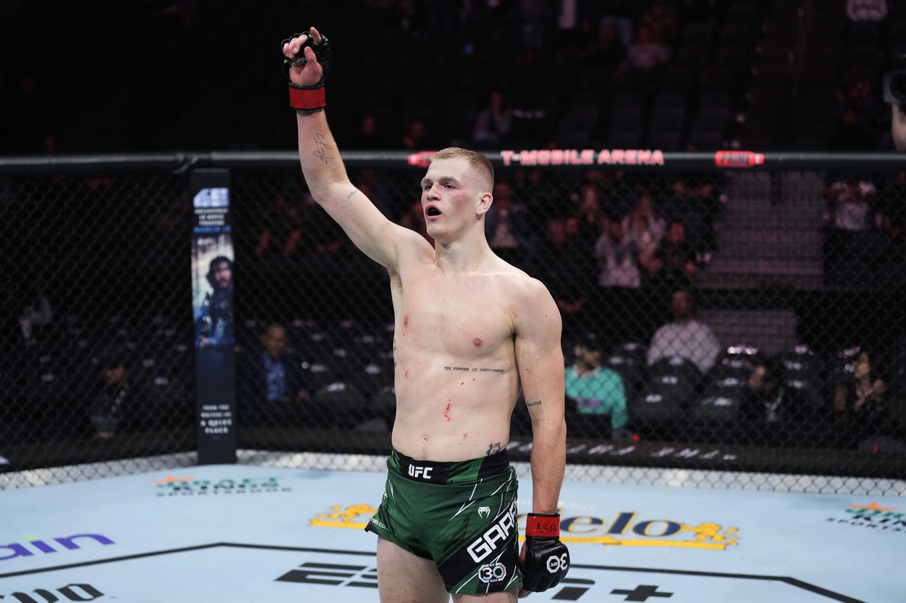 Ian Machado Garry after UFC 285. 