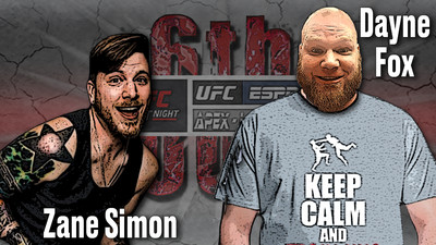 6th Rd, The 6th Round Post Fight Show, UFC Fight Night, UFC Vegas 66, Cannonier vs Strickland, Fight results, Fight analysis, hot takes, possible next fights, fight reactions, Zane Simon, Dayne Fox, 6th Rd Host Graphic,