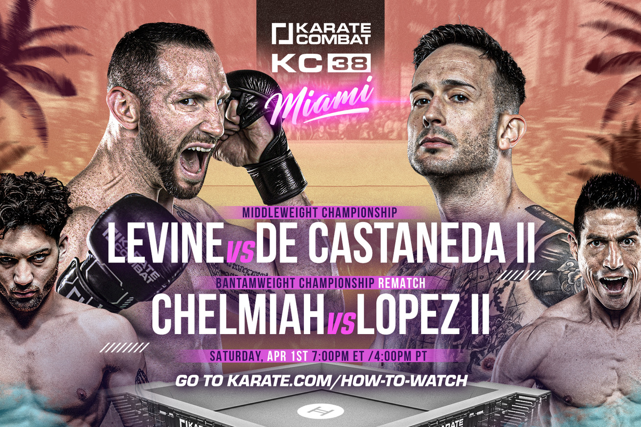 Karate Combat announces trio of upcoming events in Miami for April, May, &amp; June