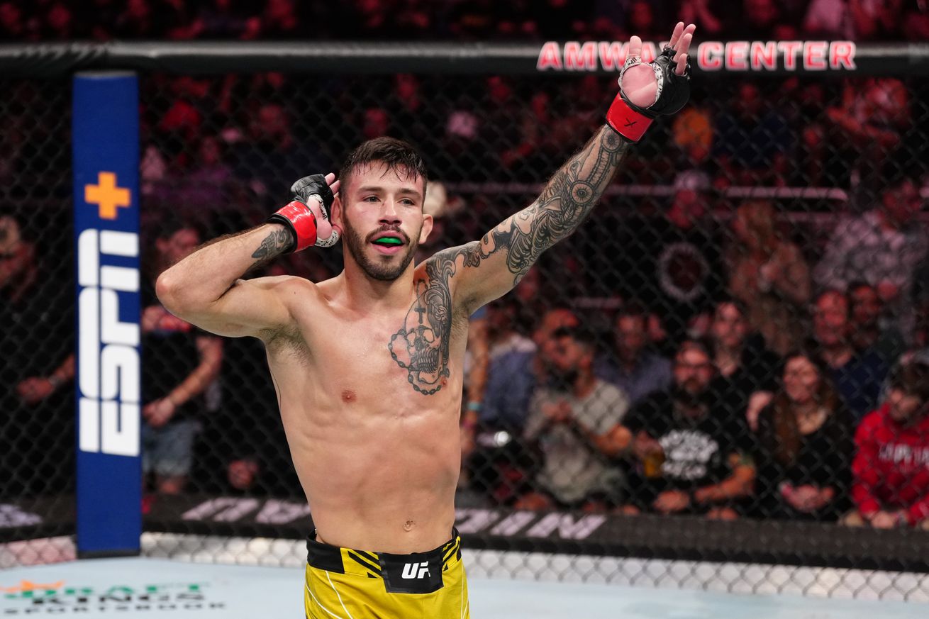UFC Vegas 91 headliner Matheus Nicolau.