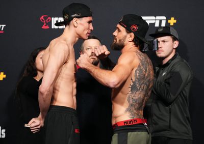 UFC Fight Night: Allen v Curtis 2 Weigh-in