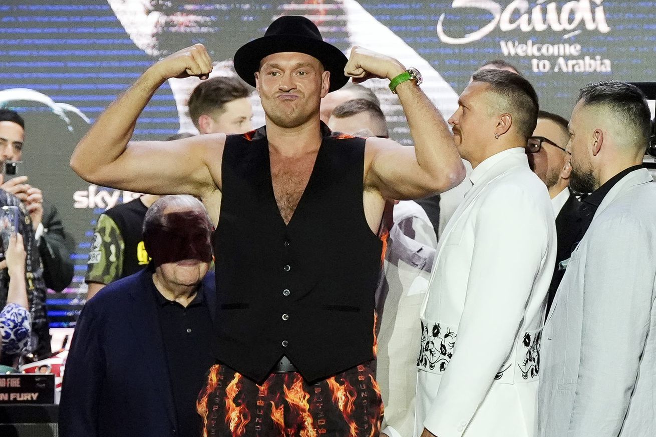 Tyson Fury v Oleksandr Usyk - Press Conference - Thursday May 16th