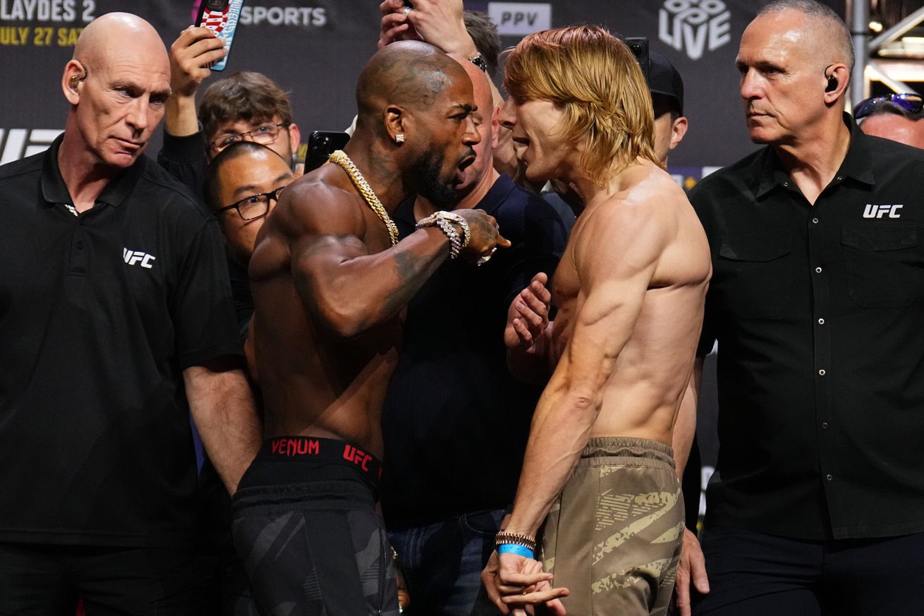 UFC 304 Ceremonial Weigh-in