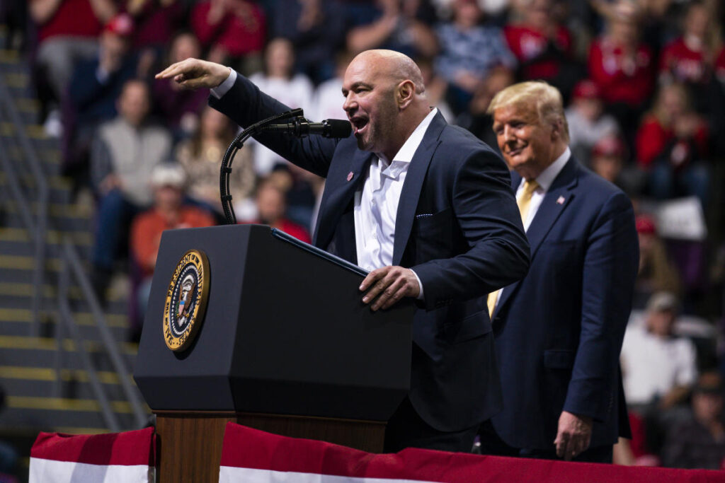RNC Speaker Dana White Claims "I’m not political" 2 Dana White at RNC