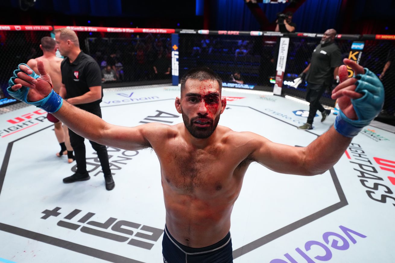 Michael Aswell after his Contender Series fight with Bogdan Grad