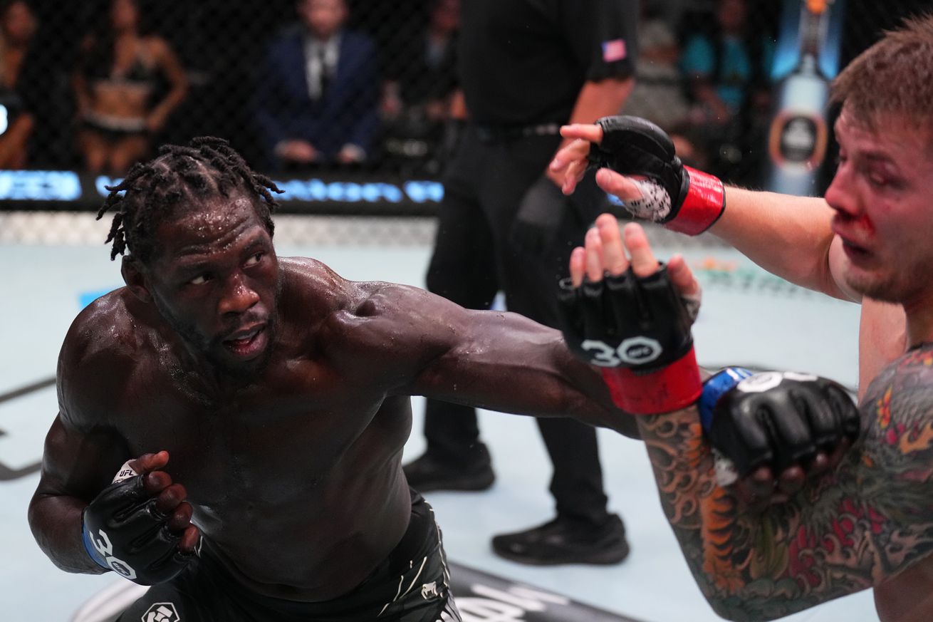 UFC Vegas 96 headliner Jared Cannonier, when he fought Marvin Vettori.