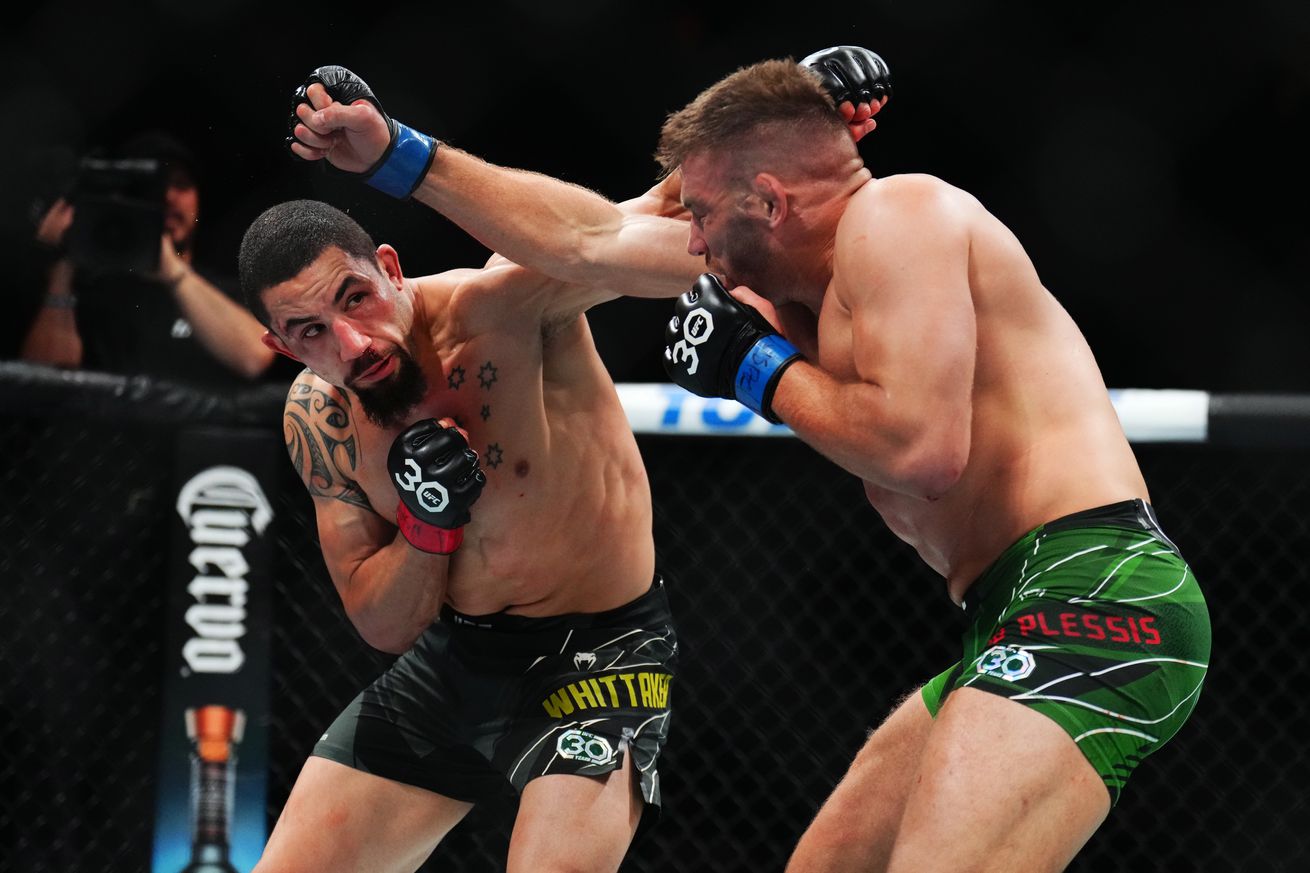 Robert Whittaker and Dricus du Plessis