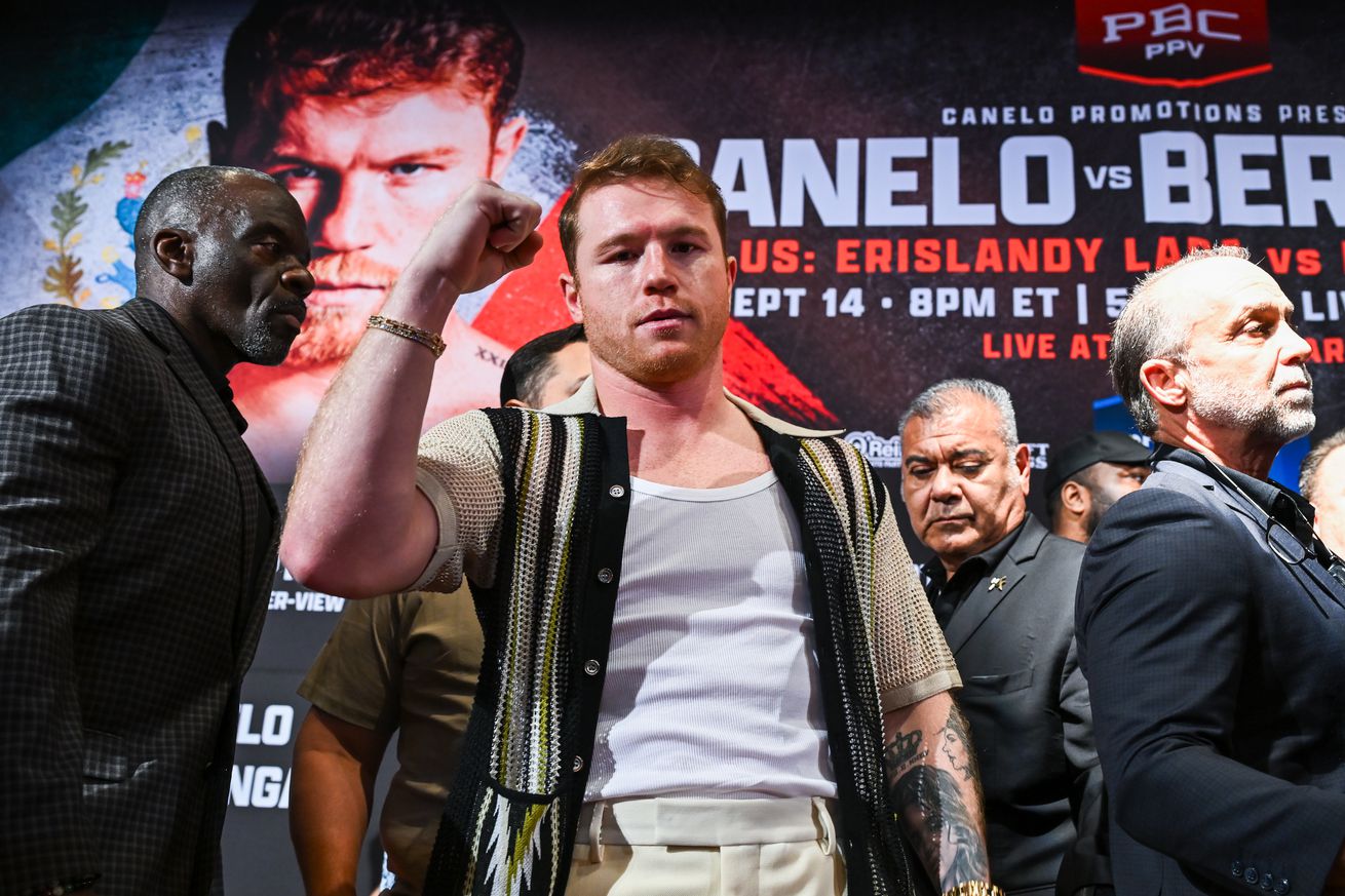Canelo Alvarez and Edgar Berlanga hold press conference in Los Angeles