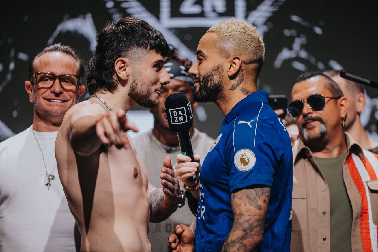 Danny Aarons and Danny Simpson at Misfits Boxing 17