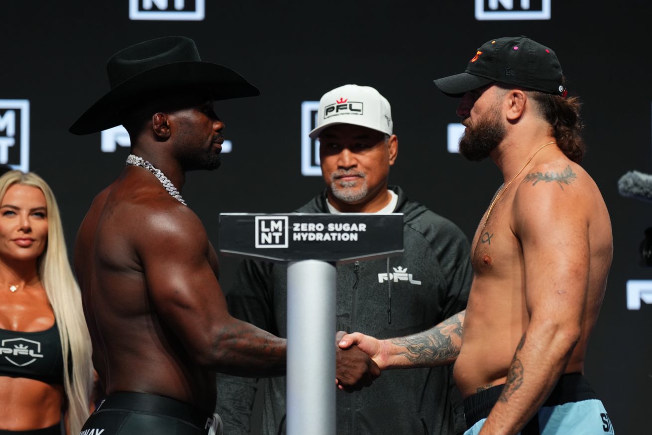 Impa Kasanganay and Josh Silveira at PFL 8 