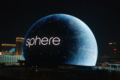 Sphere Lights Up Las Vegas Skyline For The First Time In Celebration Of Independence Day
