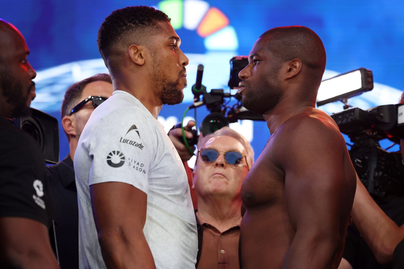Anthony Joshua vs. Daniel Dubois at Riyadh Season - Wembley Edition Weigh In