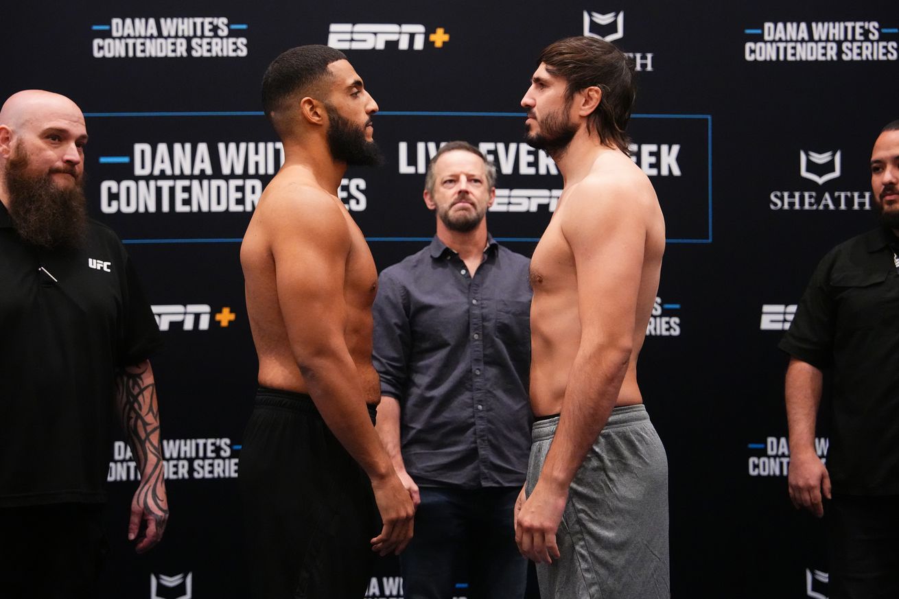 Dana White’s Contender Series Season 8, Week 9 Weigh-In